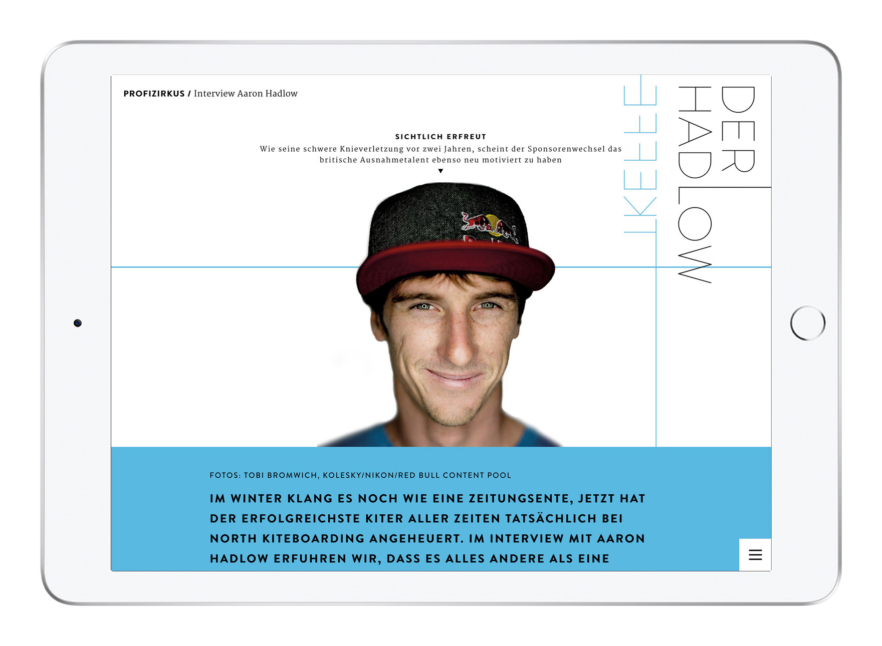 Mehrfache Ebenen und Animationseffekte erzeugen eine emersives Bilderlebnis