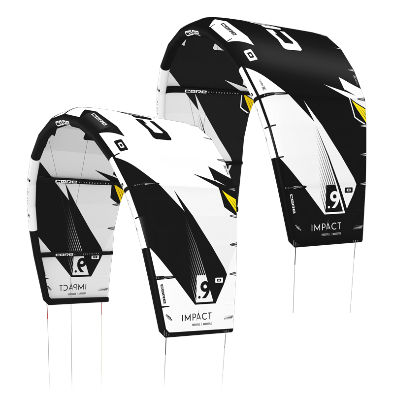 Ein echter C-Kite Das wiederbelebt Erbe der Freestyle Kites – die Gestaltung verspricht absolute Kompromisslosigkeit und transportiert Explosivität trotz der wenig progessiv anmutenden Geometrie.